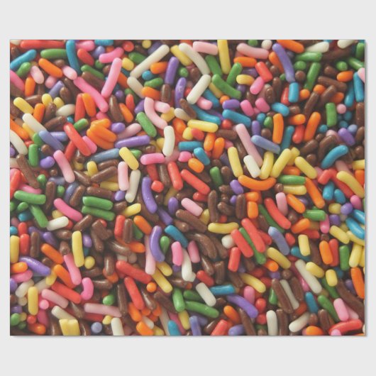 Papier Cadeau Coloré arrose le papier d'emballage (Plat)