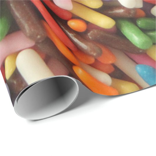 Papier Cadeau Coloré arrose le papier d'emballage (Coin rond)