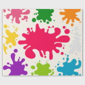 Papier Cadeau Coloré de naissain (Plat)