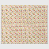 Papier Cadeau Coloré Feuille d'automne Motif (Plat)