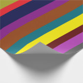 Papier Cadeau Coloré rayé (Coin)