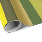 Papier Cadeau Coloré rayé (Coin rond)