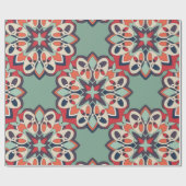 Papier Cadeau Coloré Turc sans couture (Plat)
