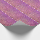 Papier Cadeau Coloré violet Parties scintillant Faux Glam (Coin)