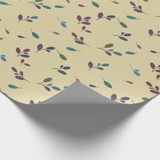 Papier Cadeau Colored branches/leaves (Coin)