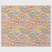 Papier Cadeau Colorful Abstract Cloud Wrapping Paper (Plat)