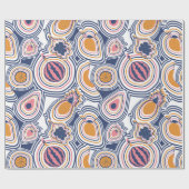 Papier Cadeau Colorful Abstract Fruit Pattern (Plat)
