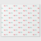 Papier Cadeau Colorful Christmas wrapping paper (Plat)