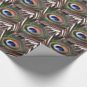 Papier Cadeau Colorful Copper Peacock Feather (Coin)