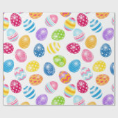 Papier Cadeau Colorful Easter Eggs (Plat)