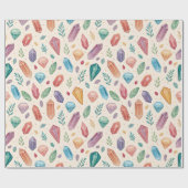 Papier Cadeau Colorful Gemstone Pattern (2) (Plat)