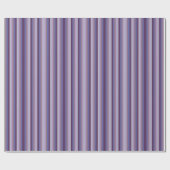 Papier Cadeau Colorful Grape Lavender Magenta Blue Purple Stripe (Plat)