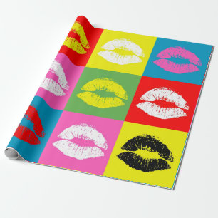 Papier Cadeau Colorful lips