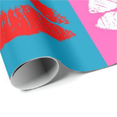Papier Cadeau Colorful lips (Coin rond)