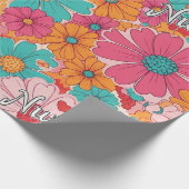 Papier Cadeau Colorful Nurse Floral Pattern (1) (Coin)