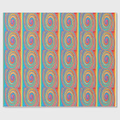 Papier Cadeau Colorful pinwheel design (Plat)