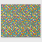 Papier Cadeau Colorful Pinwheel Quilt Design (Plat)