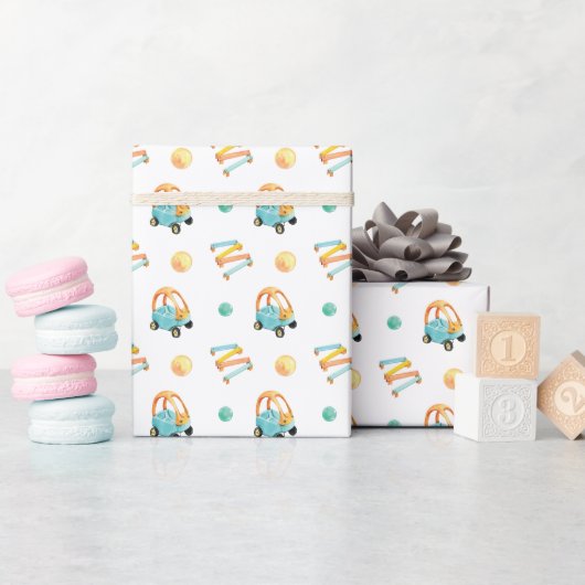 Papier Cadeau Colorful Playground (Baby Shower)