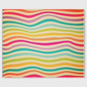 Papier Cadeau Colorful Striped Seamless Pattern. illustration. b (Plat)