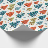 Papier Cadeau Colorful Trees (Coin)