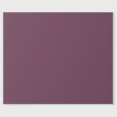 Papier Cadeau Coloris moderne Berry foncé Purple Enveloppement P (Plat)