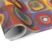 Papier Cadeau Colour Study - Wassily Kandinsky (Coin rond)