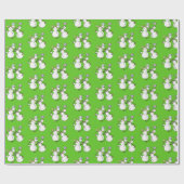 Papier Cadeau Combat de neige (Plat)