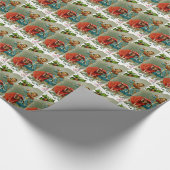 Papier Cadeau Combat de snowball (Coin)