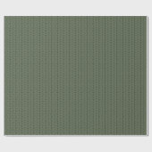 Papier Cadeau Comfy Cozy Knit Sweater Wrapping Paper - Green (Plat)