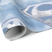 Papier Cadeau Comics DC | Superman | Logo Cityscape (Coin rond)