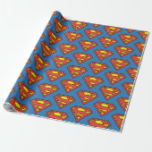 Papier Cadeau Comics DC | Superman | Logo classique (Déroulé)