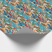 Papier Cadeau Comics rétros (Coin)