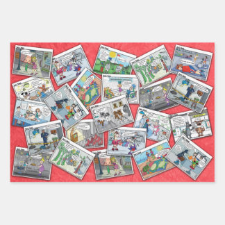 Papier cadeau | Comique | Caricatures