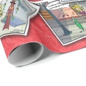 Papier cadeau | Comique | Caricatures (Coin rond)