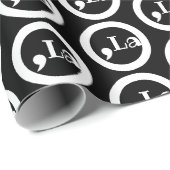 Papier Cadeau Comma la (Coin rond)