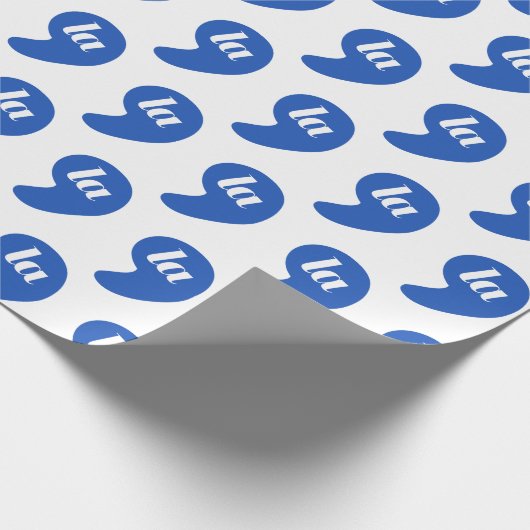 Papier Cadeau Comma La - Kamala Blue (Coin)