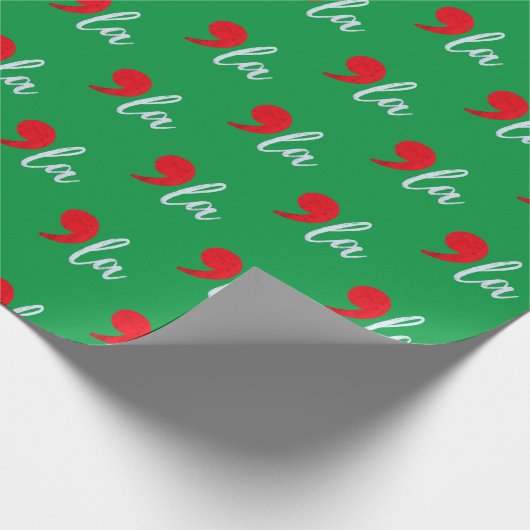 Papier Cadeau Comma La Kamala Harris 2024 Président Funny (Coin)