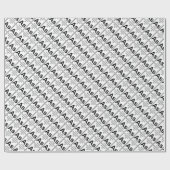 Papier Cadeau Comme - Arsenic (Plat)