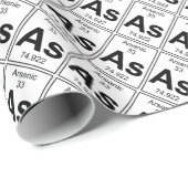 Papier Cadeau Comme - Arsenic (Coin rond)