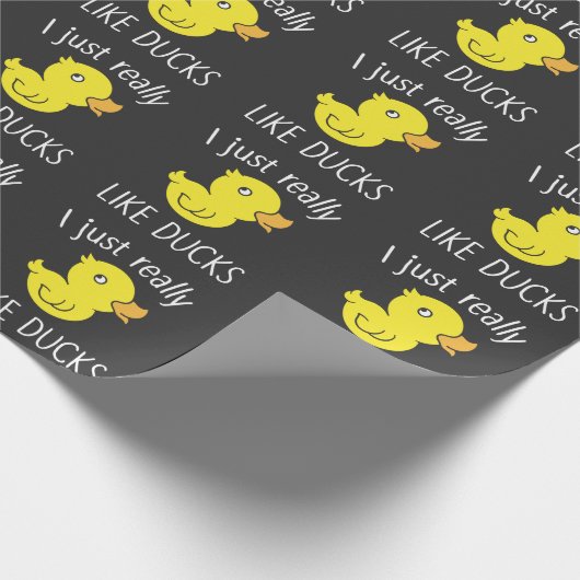 Papier Cadeau Comme Ducks Funny Duck Lover (Coin)