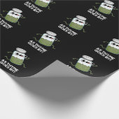 Papier Cadeau Comme Le Thyme Va Par Funny Herb Spice Pun Dark BG (Coin)