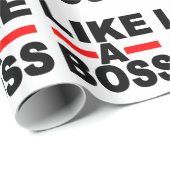 Papier Cadeau Comme un patron (Coin rond)