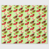 Papier Cadeau Comment maintenant Chouettes de vacances enrobage  (Plat)