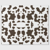 Papier Cadeau comment maintenant vache brune (Plat)