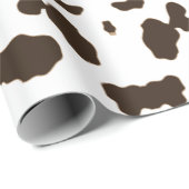 Papier Cadeau comment maintenant vache brune (Coin rond)