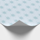 Papier Cadeau Compas de Blue Nautical Sailing (Coin)
