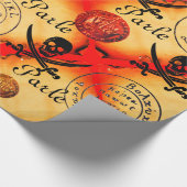 PAPIER CADEAU COMPLEXE, ÉPINES, PIRATES CARTE DU TRÉSOR PARCHEME (Coin)