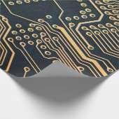 Papier Cadeau Composants électroniques, gros plan de la carte in (Coin)