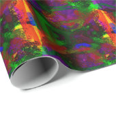 Papier Cadeau Composition abstraite (Coin rond)