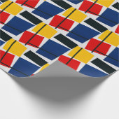 Papier Cadeau Composition Contre-Composition Simultanée (Coin)